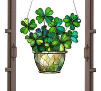 Tree Jewelry for the Day of the Holy Trailer Acrylic, Lucky Panel, Four Leaf Clover, Domestic Decoration,