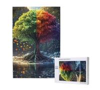 Tree Jigsaw Puzzles for Adults 1500, Tree Of Life Puzzles for Adults Wooden, Funny/Difficult/Impossible/Challenging Decompression Games, As a Birthday for Women and Men M-1762