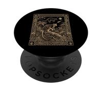 Tree Kangaroo Tarot Card Celestial Astronomy PopSockets Adhesive PopGrip