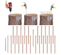 Tree Killer Nails, 3.5 Inch Copper Nails For Killing Trees Stump Root,Stump Removal Spikes Hardware