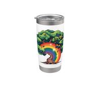 Tree Life Rainbow LGBT Gay Pride Lesbian Pride Stainless Steel Insulated Tumbler
