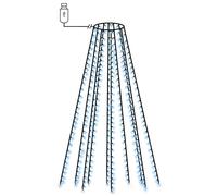 vidaXL Christmas Tree Net Lights with 250 LEDs Cold White 250 cm