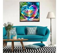 Tree Love Landscape Jigsaw Puzzle 300 Pieces 35x35cm/14x14inch, Difficult jigsaw puzzles for Adults 300, Beautiful Art work, Great Festive Puzzle Gift for Men/Women