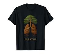 Tree Lungs Breathe Nature Connection Wellness T-Shirt