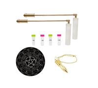 TREE MAISON CORONATING HOMES Brass Dowsing L Rods Pair Plastic Handle | Aura Energy Scanner | Finding Underground Water & Geopathic Stress | Reiki | Dowsing Rods | Pendulum Assorted