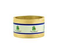TREE MAISON CORONATING HOMES Vastu Brass Strip | Width-1 Inch | Gauge- 0.2mm | Length- 4 Feet Approx | Zone Balancing |Toilet Correction | Main Entrance | Strip Remedy | Pack of 1