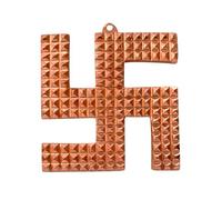 TREE MAISON CORONATING HOMES Vastu Copper Swastik | Size-5.5 Inch, Weight-430gm Approx |Sathiya Wall Hanging Yantra | Vastu Dosh & Nazar Dosh Remedy | Prosperity & Success | Pack of 1