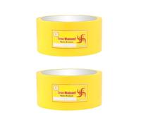 TREE MAISON CORONATING HOMES Vastu Yellow Tape | Size - 2 Inch (48 mm) Approx | Length- 20 Meter (Approx) | Vastu Tape Remedy for Toilet | Vastu Tape for Main Door Entrance | Pack of 2