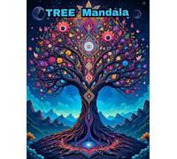 Tree Mandalas Coloring Book: 50 Intricate Forest Designs for Stress Relief and Relaxation