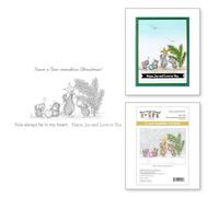 Tree-mendous Christmas Cling Rubber Stamp Set from The House-Mouse Tree-mendous Christmas Collection
