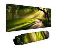 Tree Mouse Mat 32x16in, Gaming Mouse Pad View, Desk Mat with Non-Slip Rubber Base, Gaming Accessories, Mousepad with Stitched Edge, Office Accessories Keyboard Mousepad, for Gamer Laptop, Gifts 1-4620