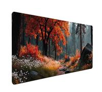 Tree Mouse Mat, View Gaming Mouse Pad 32x16in, Desk Mat Large, Office Desk Accessories, Mousepad Large with Stitched Edges, Improved Precision and Speed, for PC Gaming, Laptop, Office, Gifts, A-3762