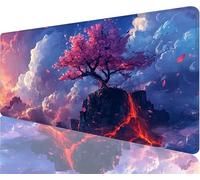 Tree Mouse Pad,600x400x3mm Mouse Mat Cloud Desk Mat Large, Soft Smooth Surface with Anti-Slip Rubber Base Mousepad Waterproof, Durable, Extended Length Desk Pad for Gaming Christmas Decorations N1-888
