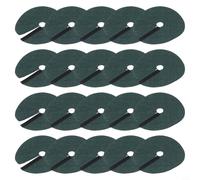 Tree Mulch For Rings 20PCS Nonwoven Fabric, Provides Grass Barrier and Root Protection, Breathable Mulch Mat for Garden Trees and Plant Care (32cm)