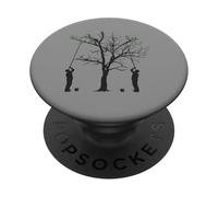 Tree Nature Motif For Sustainability And Environmental PopSockets Adhesive PopGrip