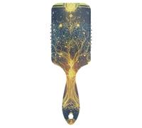 Tree Neon Mystery Tarot Cards cute gentle hair brush Designed head massager for short hair with Ergonomic handle cepillo para definir rizos