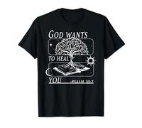 tree of bible life god wants to heal you jesus christian T-Shirt