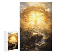 Tree of Eternal Light Adult Puzzle, 1000 PCS, Relaxing Jigsaw Activity, A Relaxing Challenge for Adult Puzzle Enthusiasts, at Home