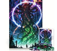 Tree of Infinity︰ Rise from The Rift 1000 Piece Jigsaw Puzzles for Adults Teenagers Mind Training Serene Escape Laser Cut Nice Gift (38x52cm)