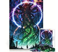 Tree of Infinity︰ Rise from The Rift Teenagers 1000 Piece Jigsaw Puzzle Smart Challenge Peaceful Hobby Fine Lock Holiday Treat (50x75cm)
