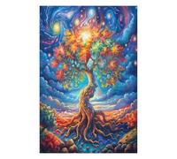 Tree of Life 1000 Piece Count Premium Jigsaw Puzzle Flowers Plants Trees For Adults Teens 14+ Concentration Training Indoor Game Family Game Night Sturdy Paperboard 1000 PCS