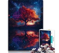 Tree of Life 1000 Piece Jigsaw Puzzle for Adults Teens,Staycation Kill Time Every Piece Is Unique - Challenging Family Fun Game 50x75cm