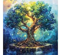 Tree of Life 1000 Piece Jigsaw Puzzles for Adults, Colourful, Fun, Challenging and Brainteasing Adults jigsaw puzzles 1000 Pieces, Beautiful Decoration Puzzle