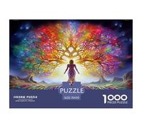 Tree of Life 1000 Piece Jigsaw Puzzles Fun Challenging Modern Enchanted Fantasy Tree Art Classic Educational Games for The Whole Gifts Suitable for Children & People Aged 14+ 70x50cm/1000pcs