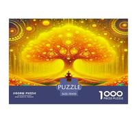 Tree of Life 1000 Piece Jigsaw Puzzles Fun Challenging Modern Vitality Rooted in Nature Classic Educational Games Perfect for Relaxation For Children And Adults Aged 14 And Over 70x50cm/1000pcs
