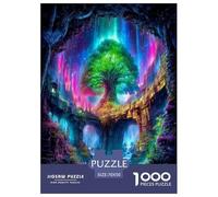 Tree of Life 1000 Piece Jigsaw Puzzles Fun Challenging Modern Vitality Rooted in Nature Educational Game for The Whole Gifts For Children And Adults Aged 14 And Over 70x50cm/1000pcs