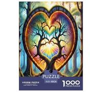 Tree of Life 1000 Piece Jigsaw Puzzles Fun Challenging Modern Vitality Rooted in Nature Puzzles Game Creativity & Gift Giving For Children And Adults Aged 14 And Over 38x26cm/1000pcs