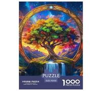 Tree of Life 1000 Pieces Jigsaw Puzzle for Adults Educational Creative Hobby Precision Cut Pieces Collectible 70x50cm/1000pcs