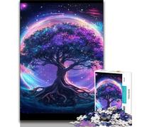 Tree of Life 1000 Pieces Jigsaw Puzzles for Adults And Teens,Staycation Kill Time Every Piece Is Unique - Challenging Family Fun Game 50x75cm