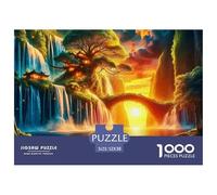 Tree of Life 1000 Pieces Paper Jigsaw Puzzle Soft Tones Hard Difficult Jigsaw Puzzles Unique Gift For Adults And Kids Gifts 52x38cm/1000pcs