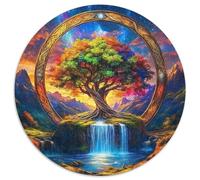 Tree of Life 1000pcs Tree of Life Jigsaw Puzzles Impossible Puzzle Beautiful Decoration for Adults And Kids 1000pcs (67.5x67.5cm)