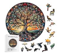 Tree of Life 3D Wooden Puzzle, Handassembled Educational Toy,DIY Woodencrafts to Build,Brain Teaser Building Model Kit,Gift for Adult Hobby