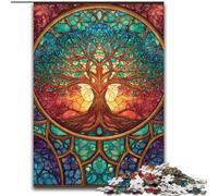 Tree of Life Adult Jigsaws 1000 Pieces Difficult, Suitable for Ages 14 And Up Family Fun It Is Ideal As A Gift for The Whole Family (26x38cm)