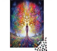 Tree of Life Adult Jigsaws Dark Cosmic Fantasy Creatures Puzzle Impossible Hard Difficult Challenging Compact Box 38x26cm/1000pcs