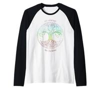 Tree of Life as Above so Below, Nordic Viking Celtic Yggdrasil Raglan Baseball Tee