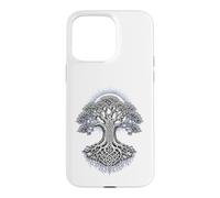 Tree of Life Celtic Sacred Symbol Line Art Case for iPhone 15 Pro Max