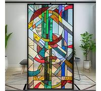Tree of Life Church Style Privacy Window Film Stained Glass Static Cling Window Treatments Window Coverings Glass Sticker Decorative Film for Siding Glass Door Home Decor 15.7"x31.5"(40x80cm)
