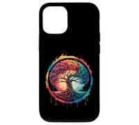 Tree of Life Colorful Nature Yin Yang Zen Yoga Meditation Case for iPhone 12/12 Pro
