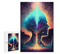 Tree of Life Cosmic Reflection Hobby Jigsaw Puzzle for Adults, 1000 PCS, A Relaxing Challenge for Adult Puzzle Enthusiasts, for Family Nights