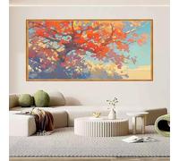 Tree of Life Diamond Art, Diamond Painting Kits for Adults Landscape, 5D DIY Crystal Art Kit Craft Kits for Adults UK, Cross Stitch Arts Crafts Embroidery Canvas Kit for Decor Gifts 28x56 inch O-211X