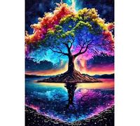 Tree of Life Diamond Painting Kits for Adults & Kids - 5D Diamond Art, Full Drill, 16x12 Inch