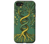 Tree of Life DNA Yggdrasil Ancestry Roots Genetic Code Case for iPhone SE (2020) / 7 / 8