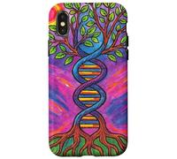 Tree of Life DNA Yggdrasil Ancestry Roots Genetic Code Case for iPhone X/XS