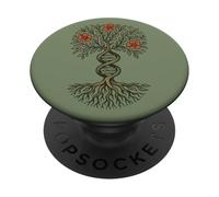 Tree of Life DNA Yggdrasil Ancestry Roots Genetic Code PopSockets Adhesive PopGrip