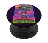 Tree of Life DNA Yggdrasil Ancestry Roots Genetic Code PopSockets Adhesive PopGrip