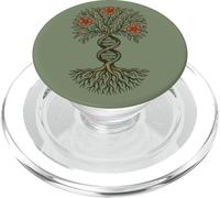 Tree of Life DNA Yggdrasil Ancestry Roots Genetic Code PopSockets PopGrip for MagSafe